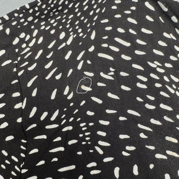 NWT Roxy Women's Spirit Awakes Long Sleeve Romper Dress Black and White Large - Picture 7 of 8